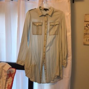 Honey Punch button down dress